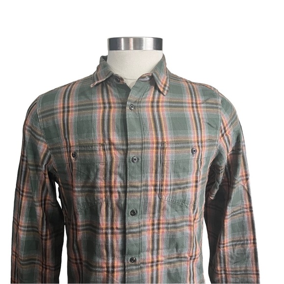 Prana Dolberg Flannel Shirt Tall Men Multicolor Plaid Check Long Sleeve Sz S NWT - Picture 3 of 16